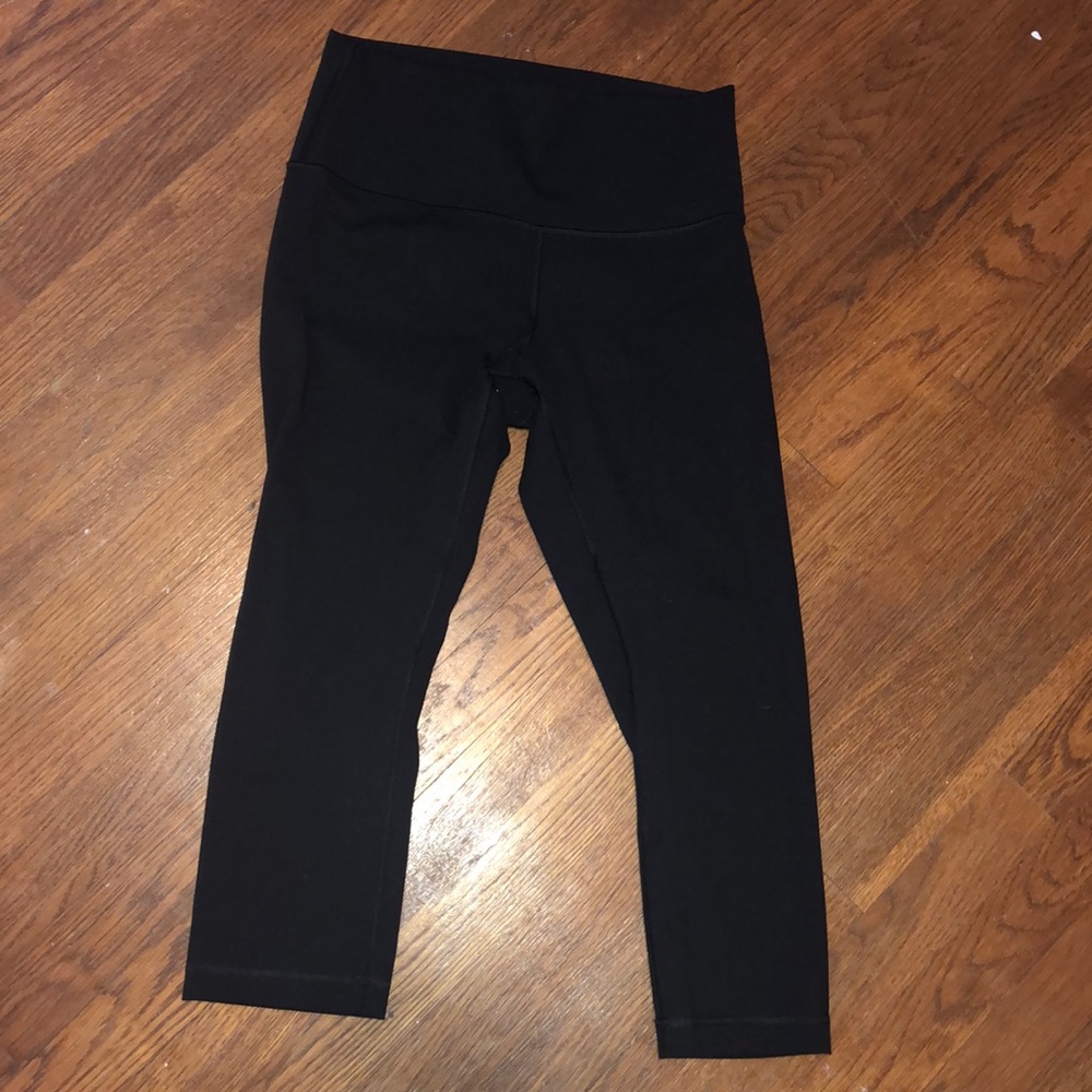lululemon leggings wunder under crop size 8